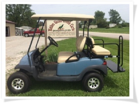 2008 Atlantic Blue Lifted Golf Cart